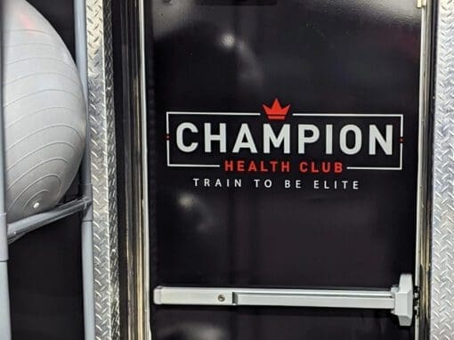 Champion Health Club – Gym Wall Graphics