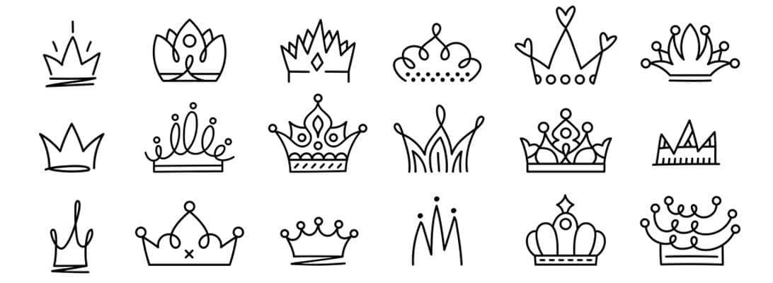 Crown Logo Sketch