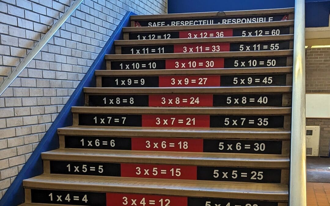 Thorne Elementary School – Vinyl Staircase Graphics