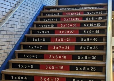 Thorne Elementary School – Vinyl Staircase Graphics