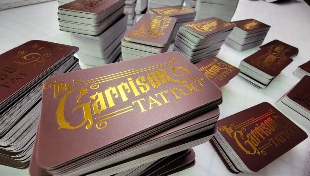 Fusion Marketing The Evolution and Future of Business Cards Rounded Corners & Gold Foil