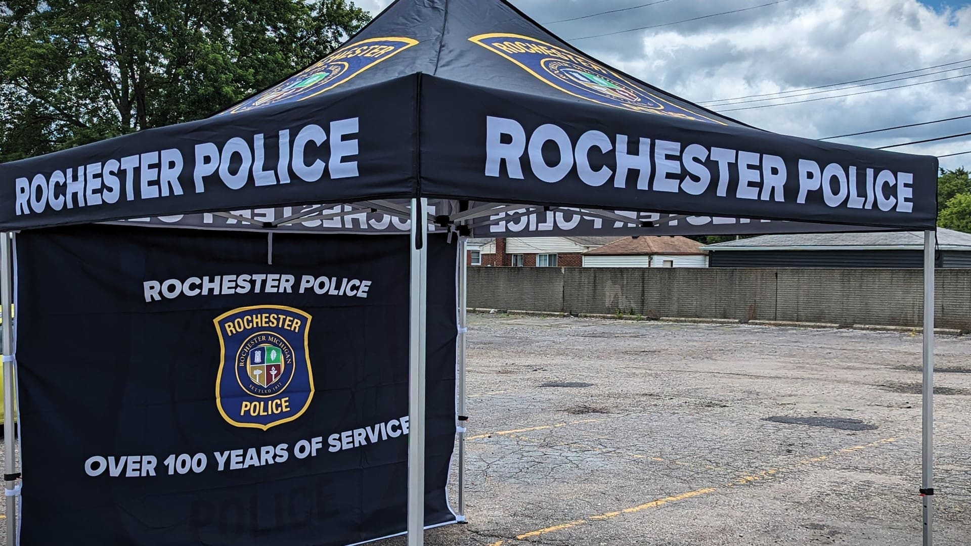 Rochester Police Department Event Tent Project 5