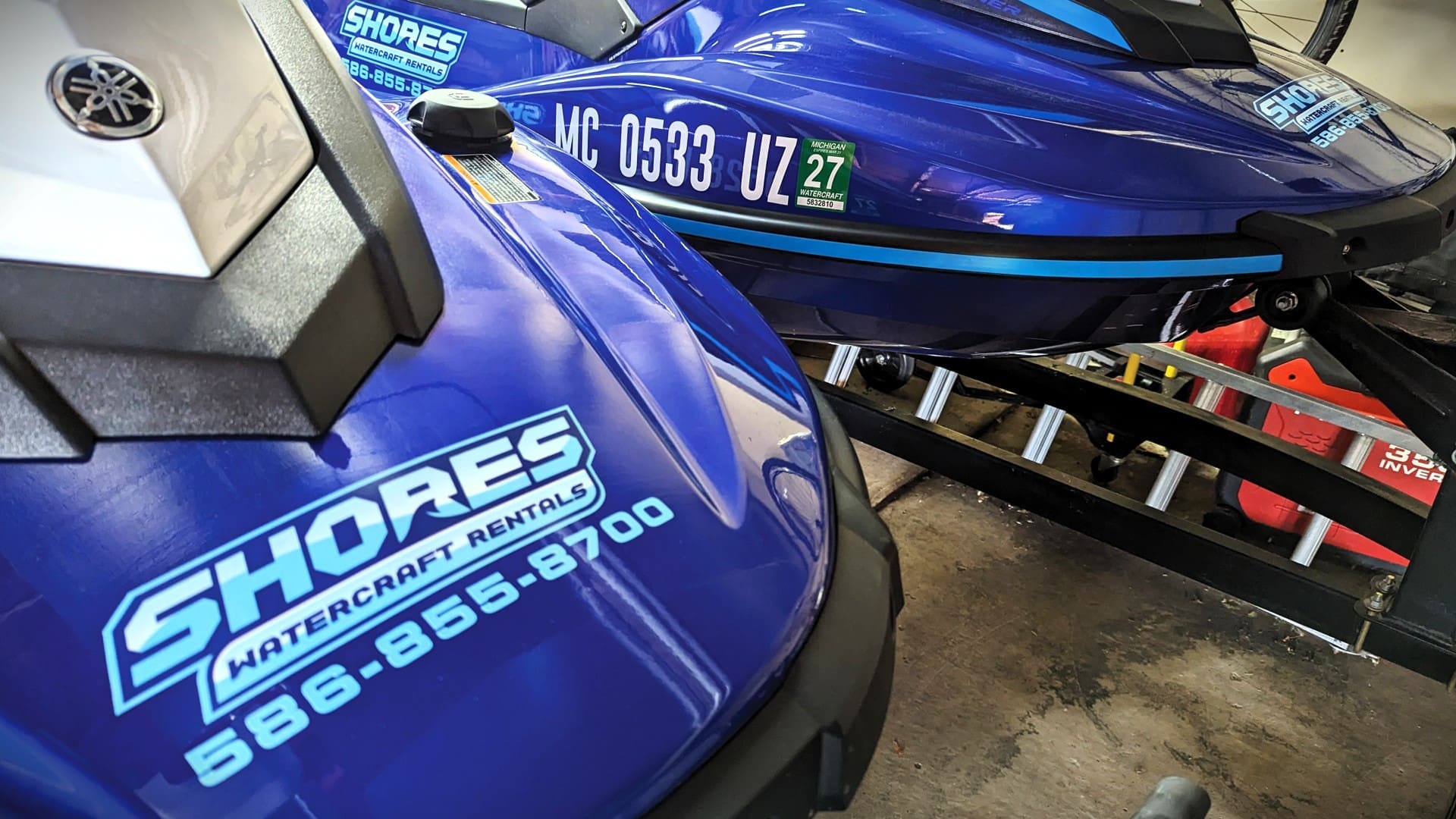 Shores Watercraft Rentals Fleet Graphics 3