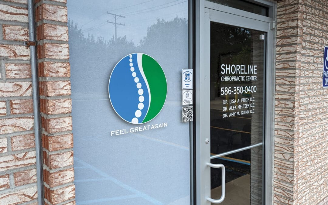 Shoreline Chiropractic – Window Graphics