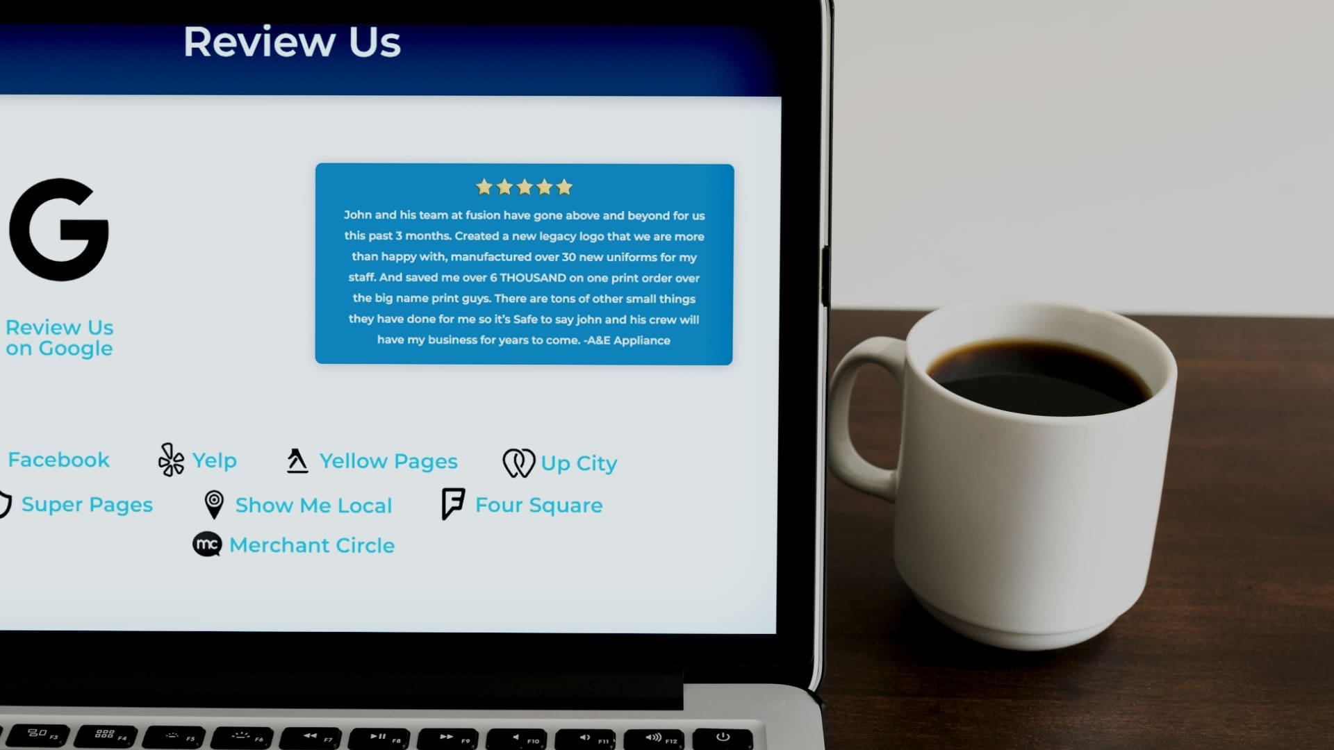 Fusion Marketing Harness the Power of Online Reviews to Boost Your Business Boost Your Business with Fusion Marketing's Google Review Management Service